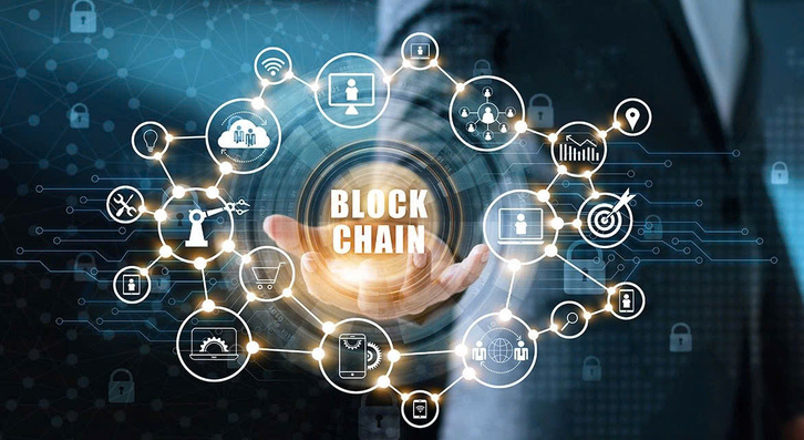 Blockchain mã hóa dữ liệu thành các khối độc lập, liên kết bằng mật mã tạo thành sổ cái.