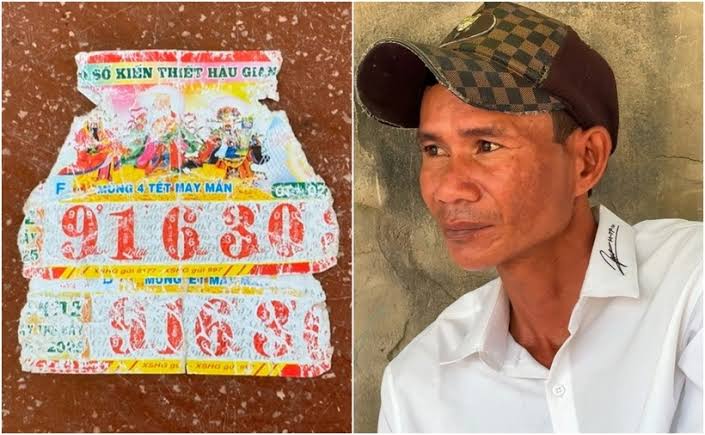 Vé số bị rách, mất góc có được lĩnh thưởng theo quy định pháp luật? 1 ve so bi rach